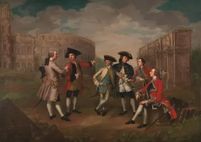 British Gentlemen In Rome