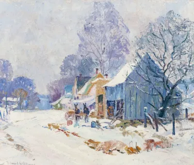 Brown County Homestead In Winter