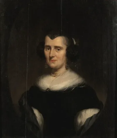 Bust Length Portrait Of A Middle Aged Woman