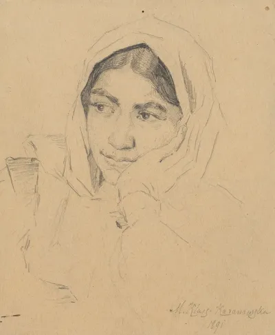 Bust Of A Woman Gypsy