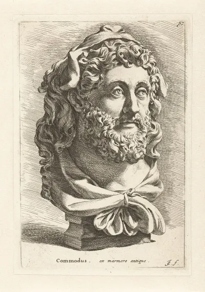 Bust Of Emperor Commodus As Hercules