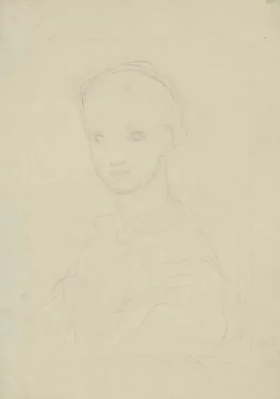 Bust Portrait Of A Girl