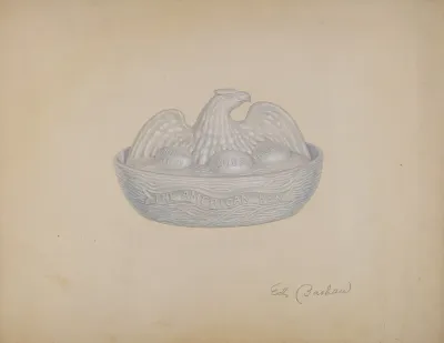 Butter Dish Hen