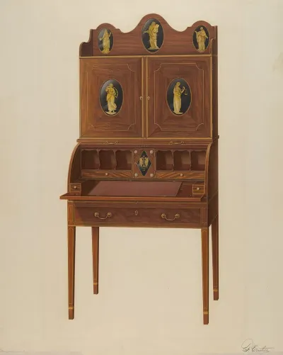 Cabinet Top Desk