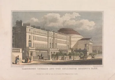 Cambridge Terrace And The Colliseum Regents Park
