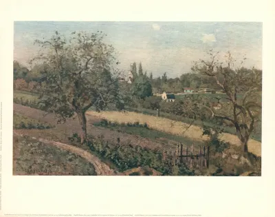 Camille Pissarro Landscape Near Louveciennes In Summer