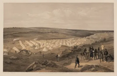 Camp Of The Naval Brigade Before Sebastopol