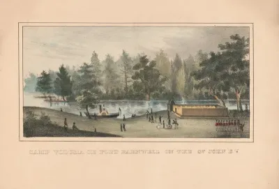 Camp Volusia Or Fort Barnwell On The St John E F