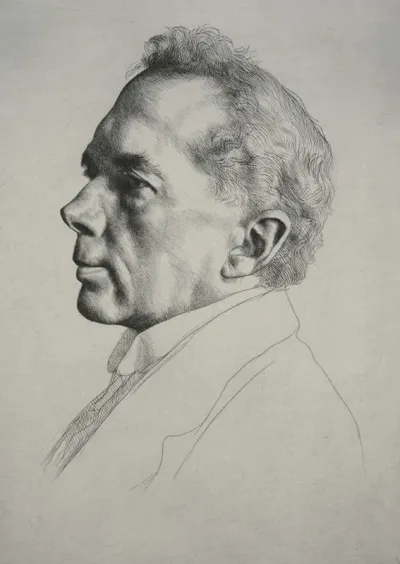 Campbell Dodgson Profile To The Left