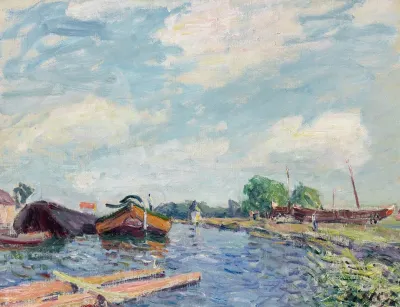 Canal Du Loing A Saint Mammes