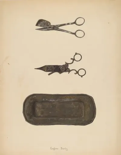 Candle Snuffer Trimmer Tray