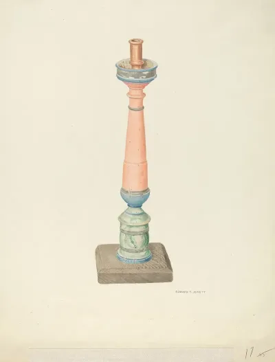 Candlestick Ecclesiastical 3