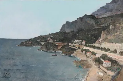 Cap Dail Vue Prise De Palais Du Prince De Monaco