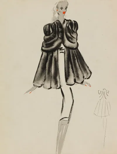 Cape Noire Avec Travail En Bandes
