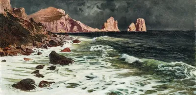Capri A View Of The Faraglioni Stacks