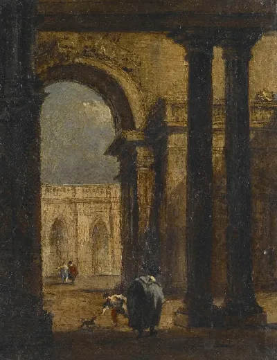 Capriccio A Palace Courtyard