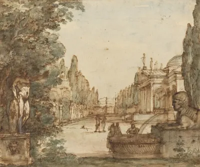 Capriccio With A Palladian Villa