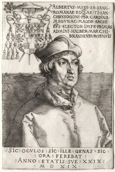 Cardinal Albrecht Of Brandenburg