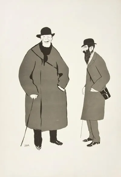 Caricature Of Two Jews