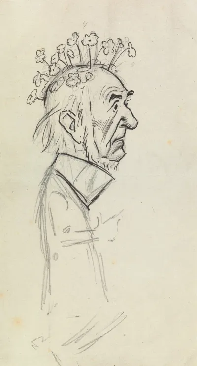 Caricature Portrait Of Gladstone