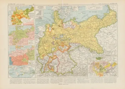 Carte Politique De Lallemagne