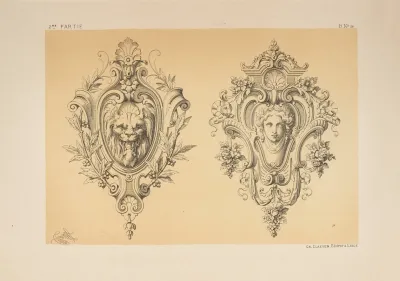 Cartouche Genre Louis XIII