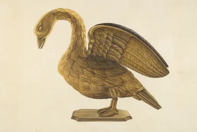 Carved Goose