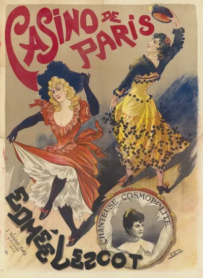 Casino De Paris Edmee Lescot Chanteuse Cosmopolite
