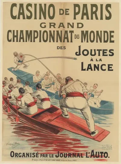 Casino De Paris Grand Championnat Du Monde Des Joutes A La Lance