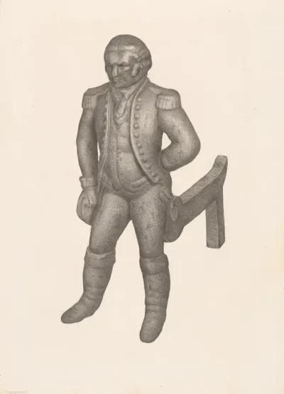 Cast Iron Andiron