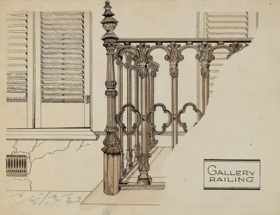 Cast Iron Gallery Rail