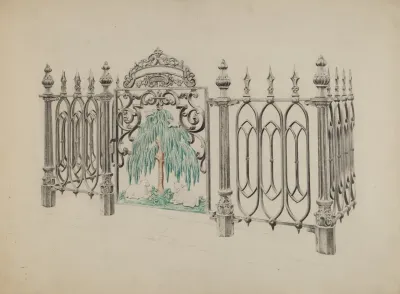 Cast Iron Gate And Fence 5