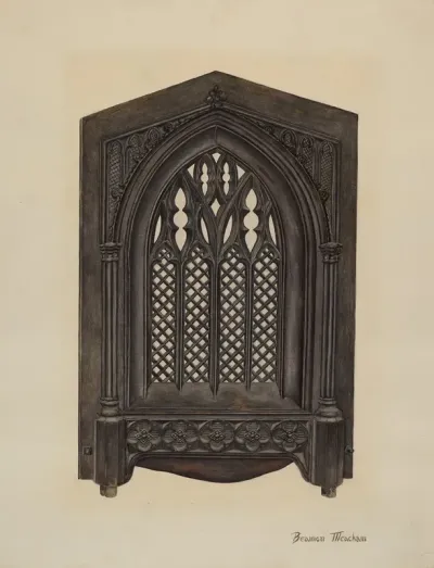 Cast Iron Gate Front