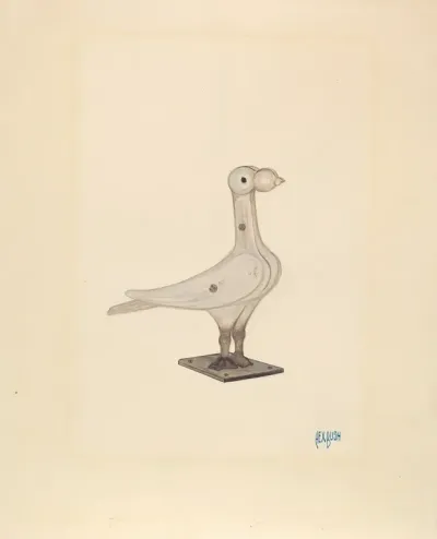 Cast Iron Pigeon