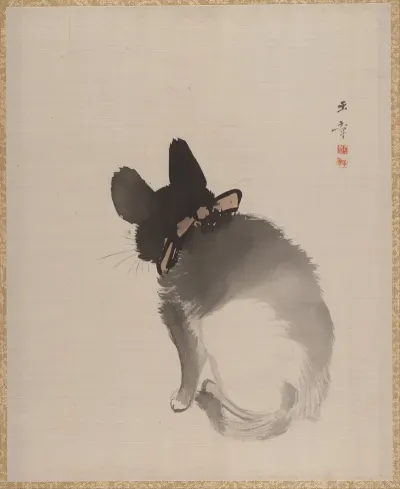 Cat Seen From Behind