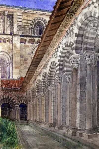 Cathedral Cloister At Le Puy