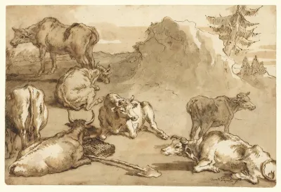 Cattle In A Landscape