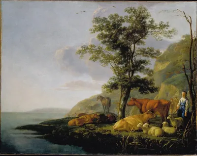 Cattle Near A River 2