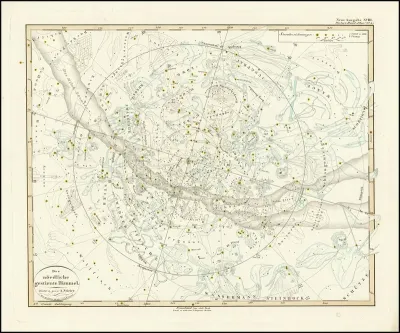 Celestial Map Of The Northern Hemisphere