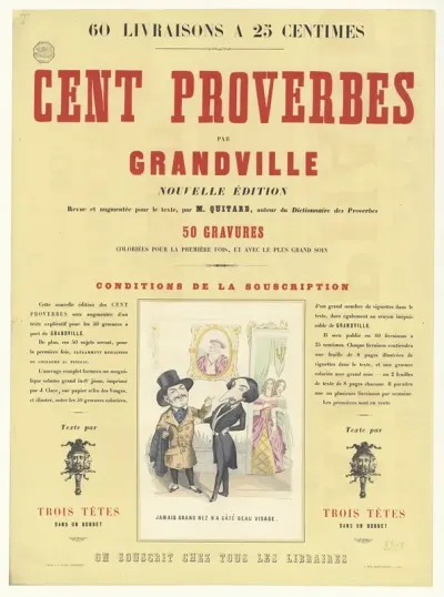 Cent Proverbes Par Grandville