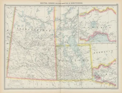 Central Canada Including Manitoba And Saskatchewan