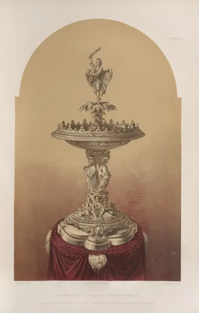 Centre Piece In Silver