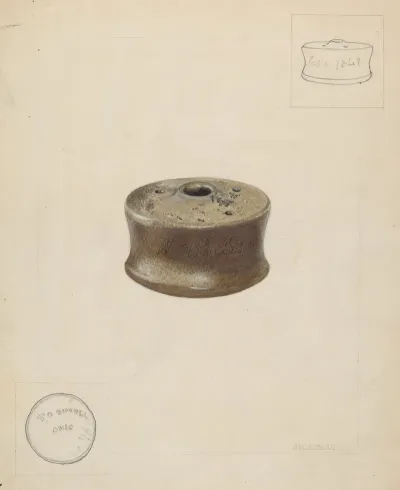 Ceramic Ink Well