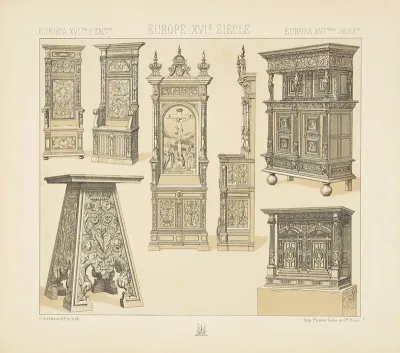 Chaires Escabeau Prie Dieu Cabinets