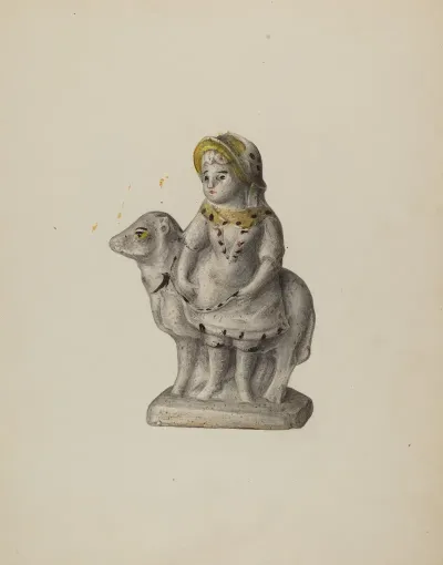 Chalkware Figure