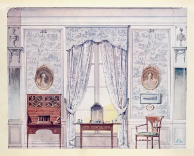 Chambre A Coucher Epoque De La Constituante 2