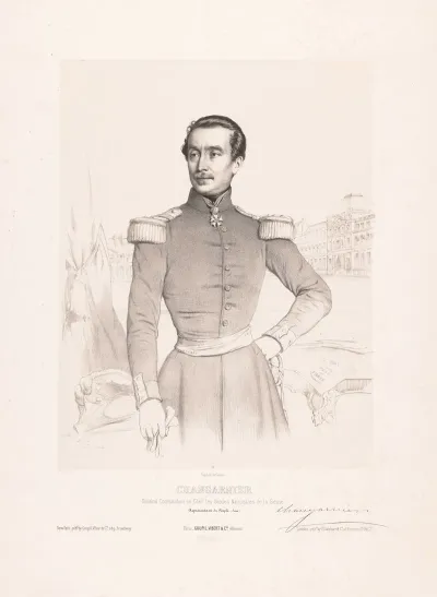 Changarnier General Commandant En Chef Les Gardes Nationales De La Seine Representant Du Peuple