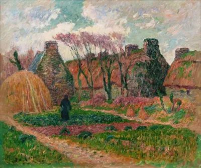 Chaumieres En Bretagne Couleurs Dautomne