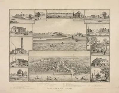 Chicago In Early Days 1779 1857