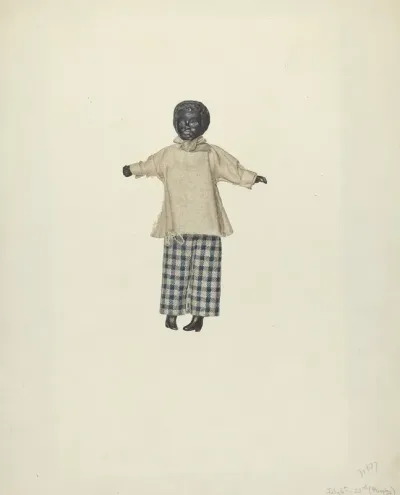 China Headed Negro Doll